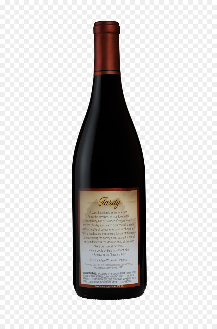 Şarap Şişesi，Pinot Noir PNG