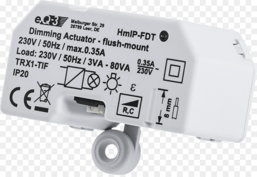 Homematic ıp Hmipfdt Harici Dimmer Beyaz Hardwareelectronic，Homematic Hmipfsm16 Tahrik Hardwareelectronic Geçiş PNG