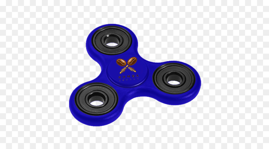 Mavi Fidget Spinner，Stres Çarkı PNG