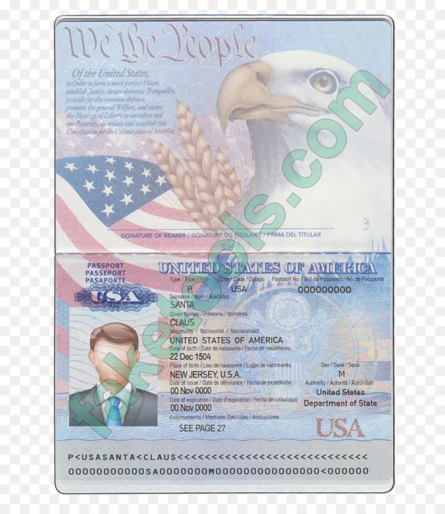 Abd Pasaportu，Amerikan PNG