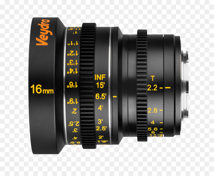 Veydra 12mm T22 Mini Prime Lens Mft Mount Ayak，Mikro Dört üçte Sistem PNG