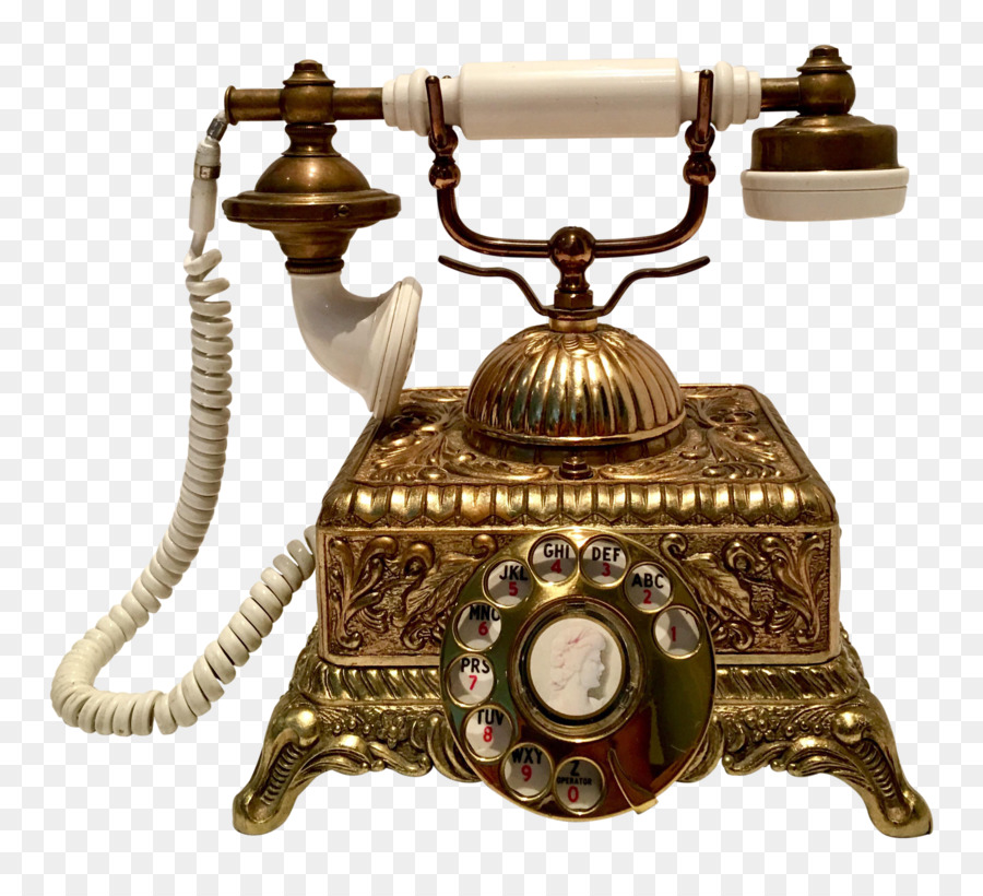 Vintage Telefon，Antika PNG