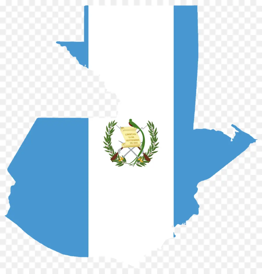 Guatemala Haritası，Bayrak PNG