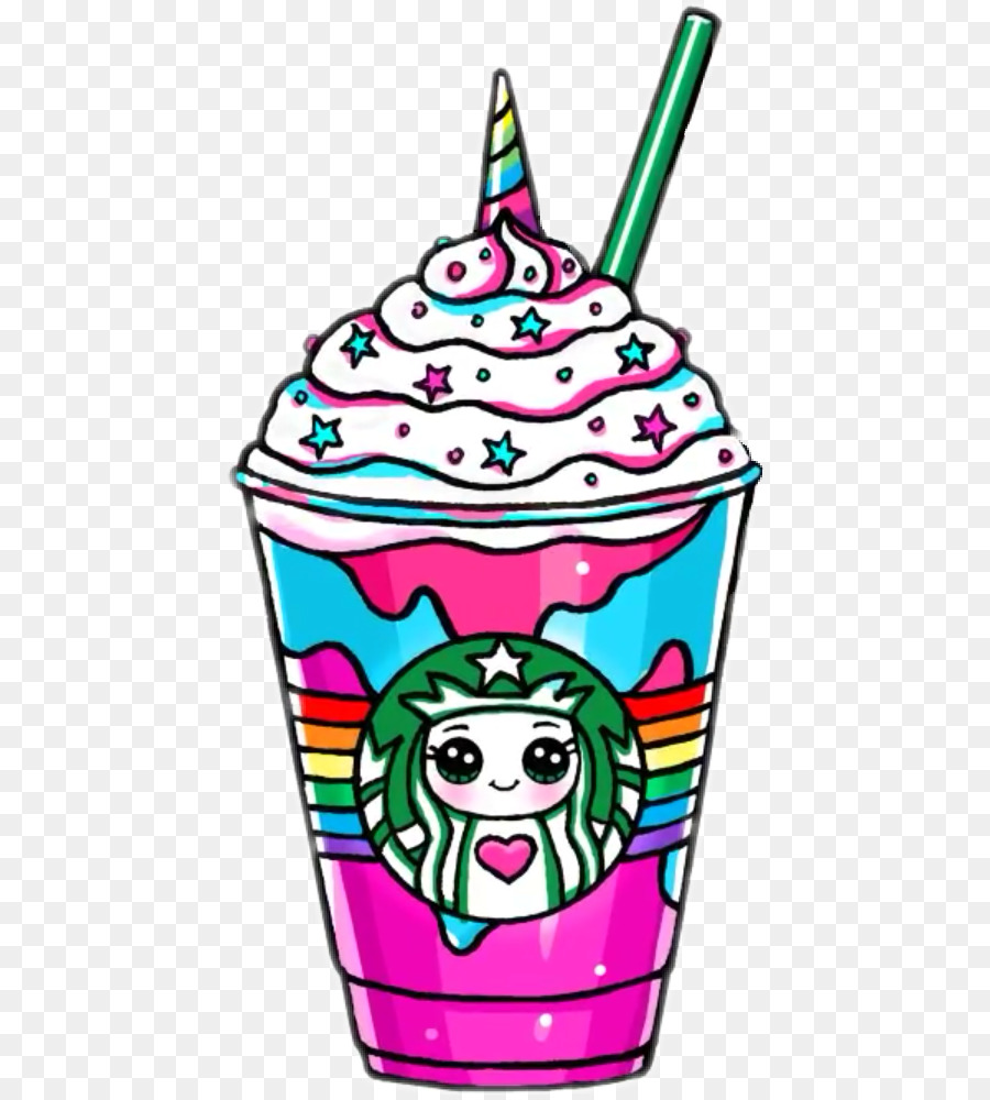 Kahve Starbucks Frappuccino Japon Mutfağı Kawaii tek boynuzlu at