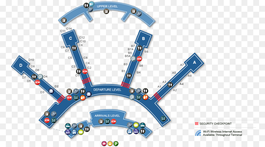 Newark Liberty Uluslararası Havaalanı，Havaalanı Salonu PNG