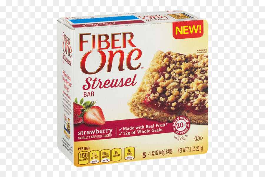 Fiber One Streusel Bar，Streusel Bar PNG