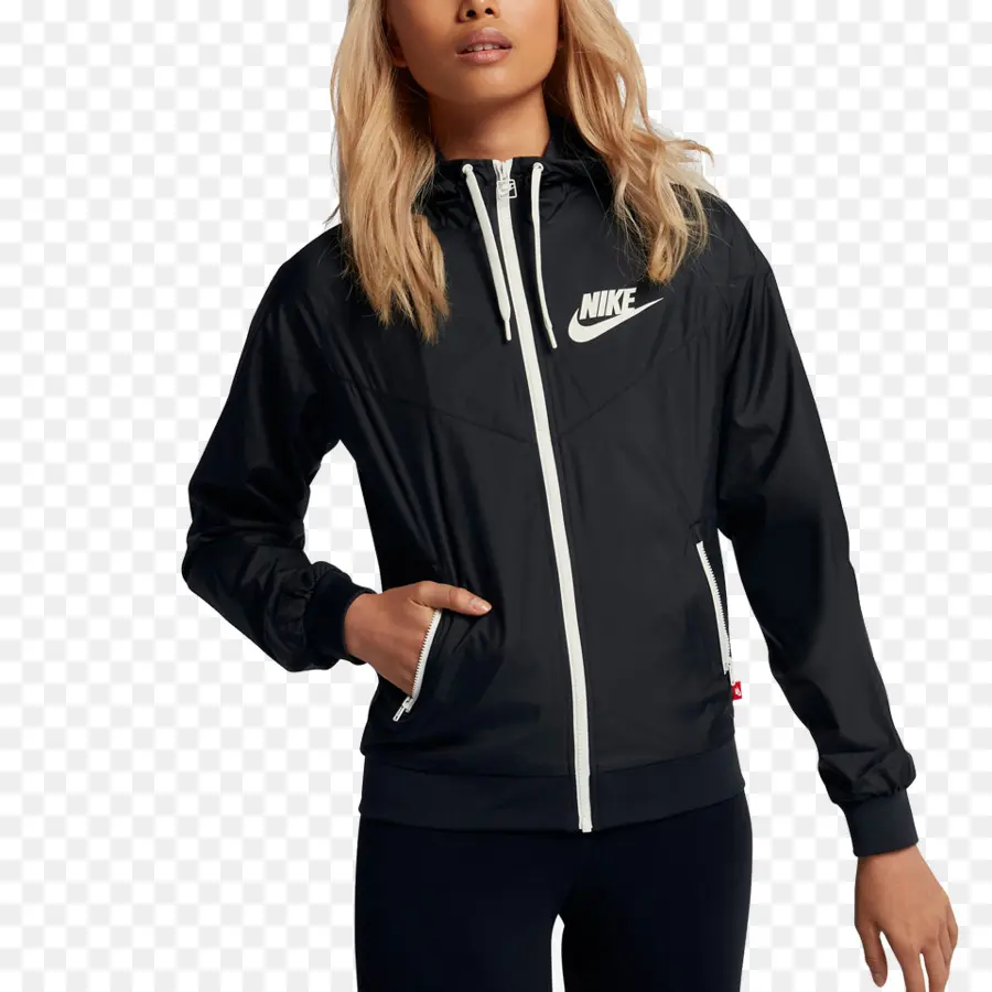 Hoodie，Nike Kadın Ceket Spor Windrunner PNG