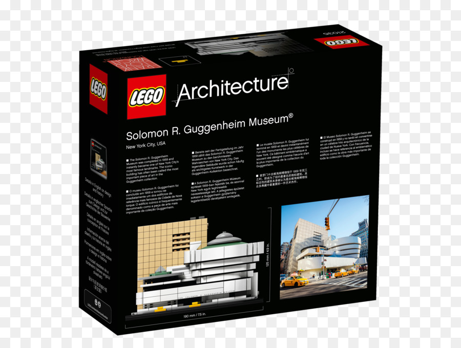 Solomon R Guggenheim Müzesi，21035 Lego Mimarlık Solomon R Guggenheim Müzesi PNG