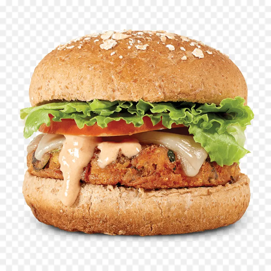 Sebzeli Burger，Sandviç PNG