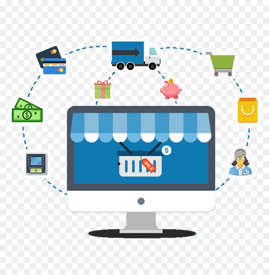 E Ticaret，Online Alışveriş PNG