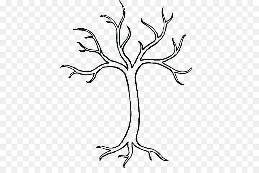 رسم جذع شجرة