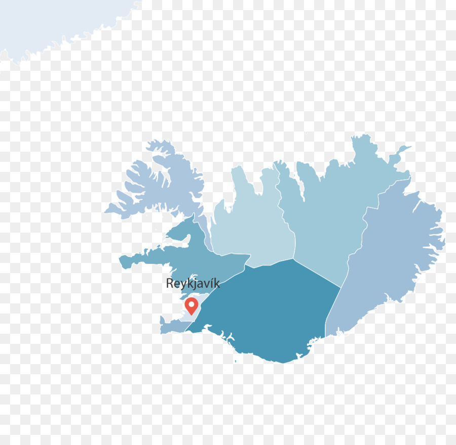 İzlanda Haritası，Reykjavík PNG