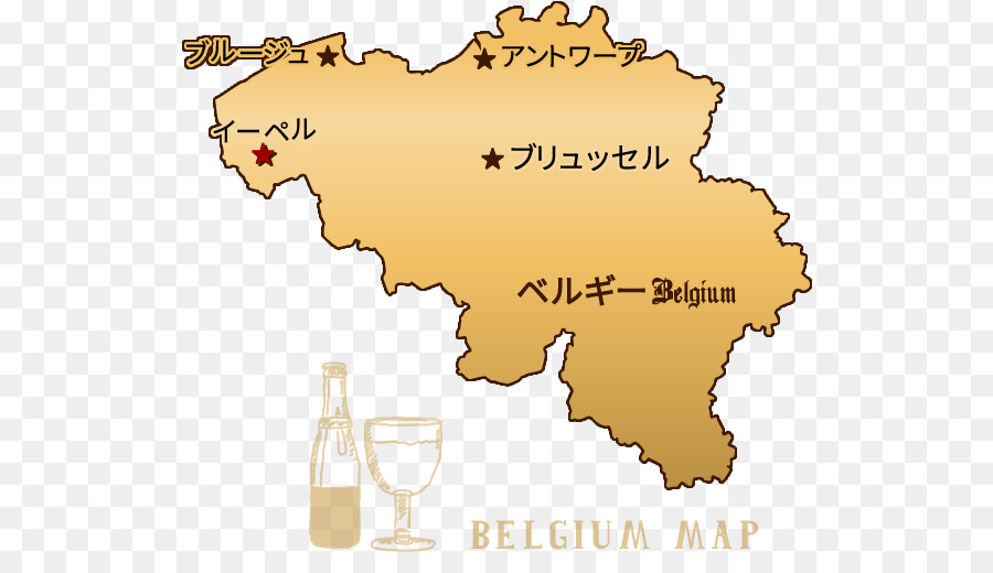 Belçika，Harita PNG