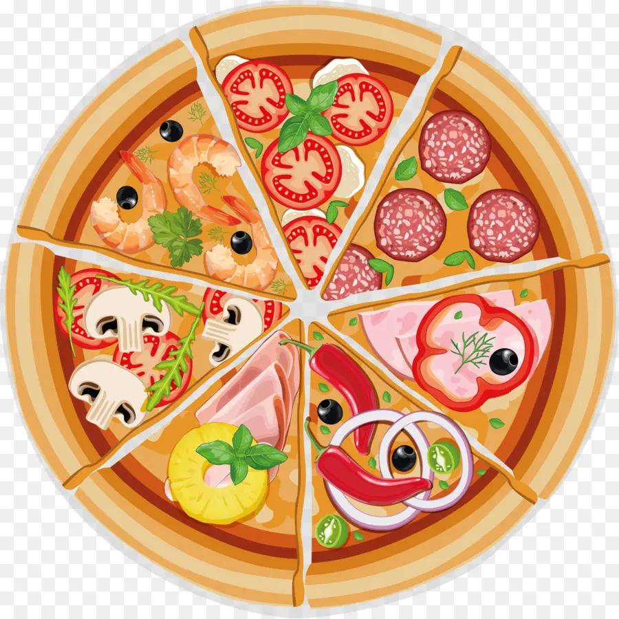 Pizza，Dilimler PNG