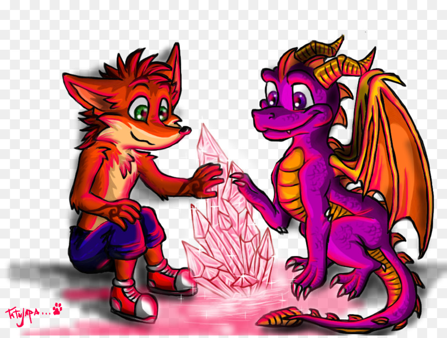 Crash Bandicoot çarpık，Spyro 2 Ripto öfke PNG