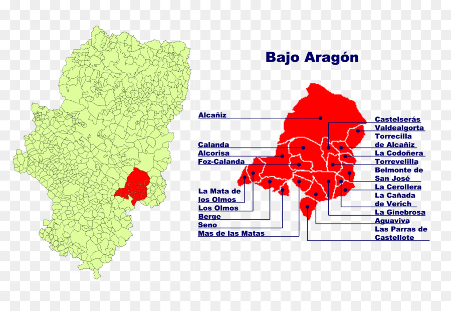 Alt Aragon，İspanya Comarcas PNG