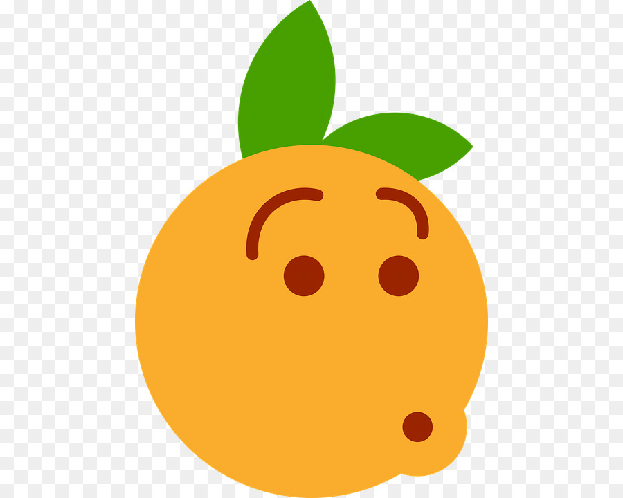 Turuncu Emoji，Meyve PNG