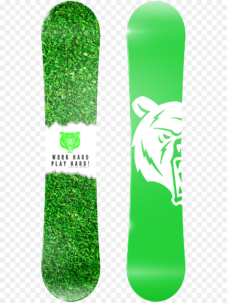 Snowboard，Yeşil PNG