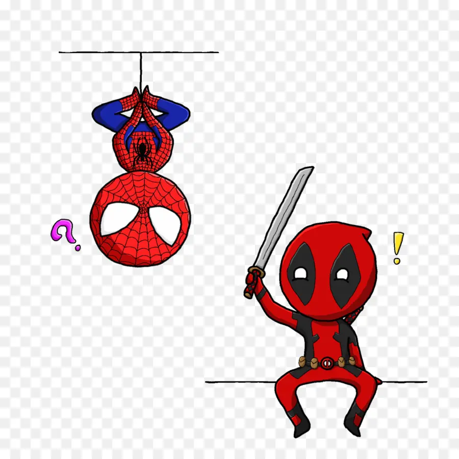 Örümcek Adam Ve Deadpool，Süper Kahraman PNG