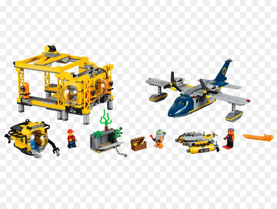 Lego 60096 şehir Derin Deniz Operasyon üssü，Lego 60095 şehir Derin Deniz Araştırma Gemisi PNG