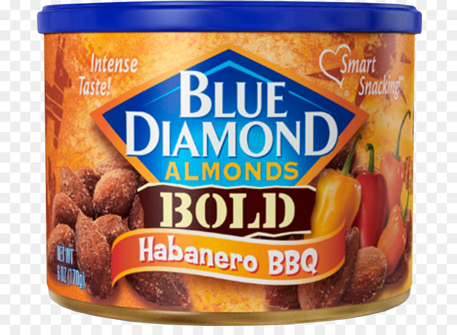 Vejetaryen Mutfağı，Blue Diamond Bold Habanero Bbq Badem PNG