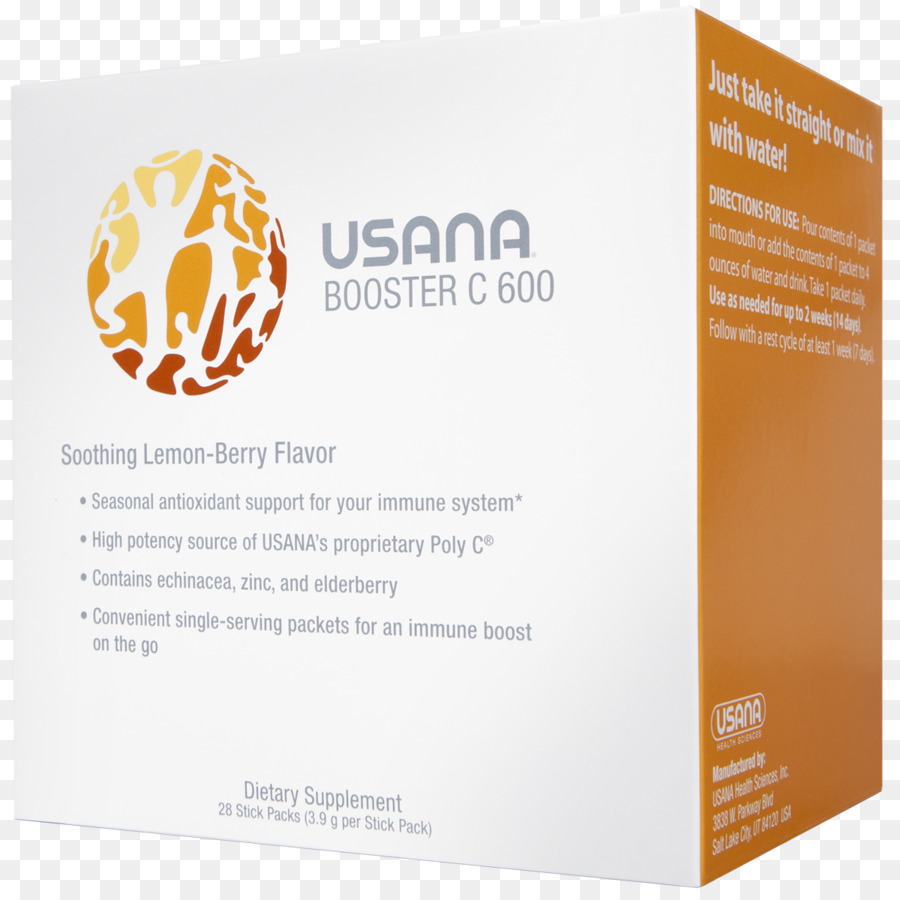 Usana Güçlendirici C 600，Kutu PNG