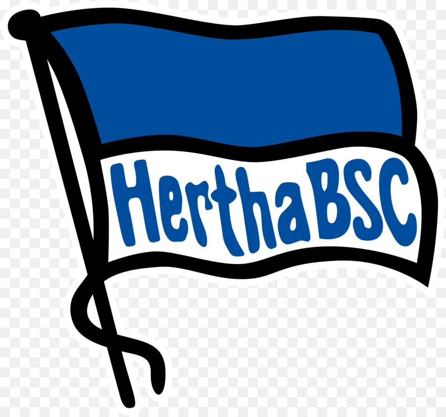 Hertha Bsc Bayrağı，Mavi PNG