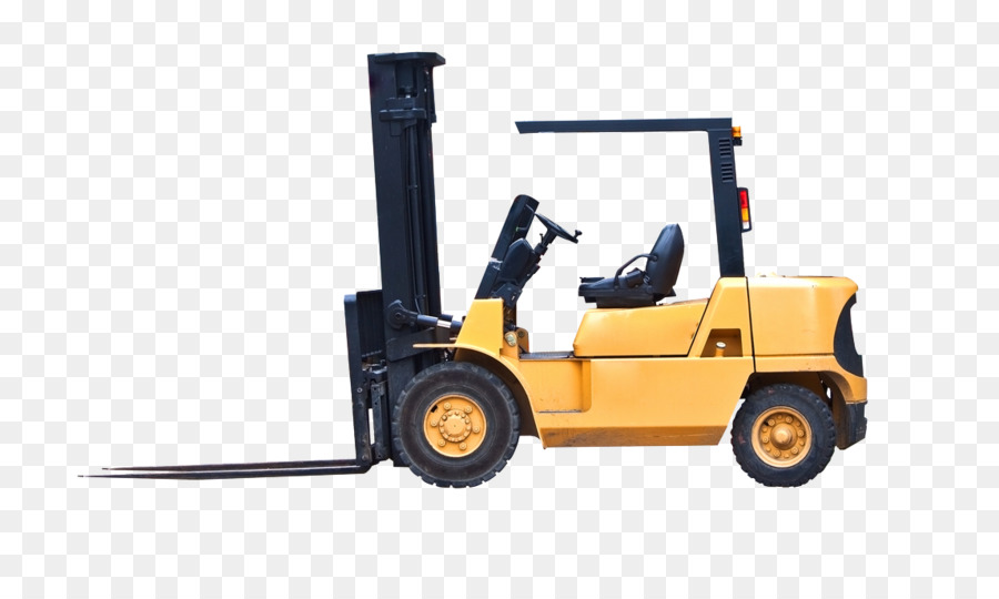 Sarı Forklift，Depo PNG