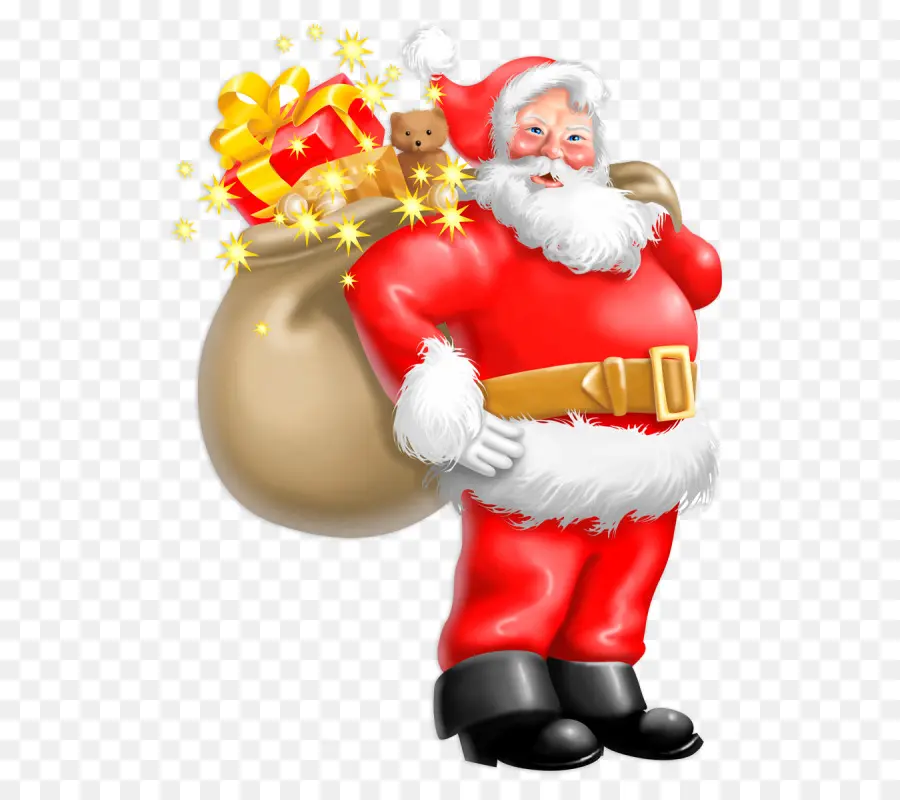 Çuval Ile Noel Baba，Hediyeler PNG