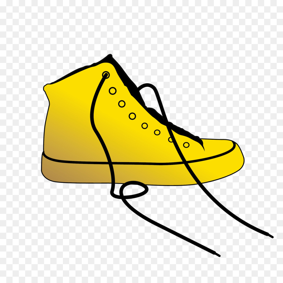 Ayakkabı，Sarı PNG