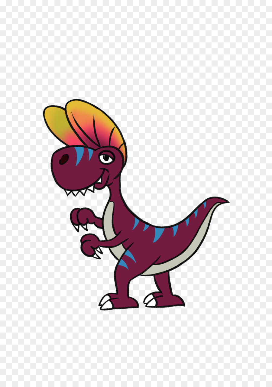 Dinozor，Mor PNG