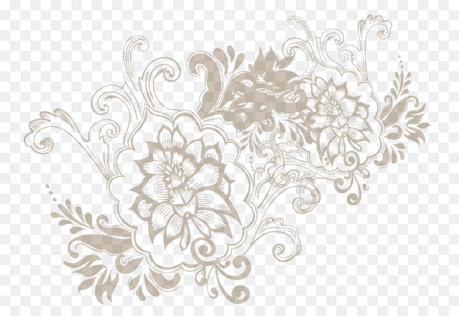 çiçek Tasarımı，çizgi PNG