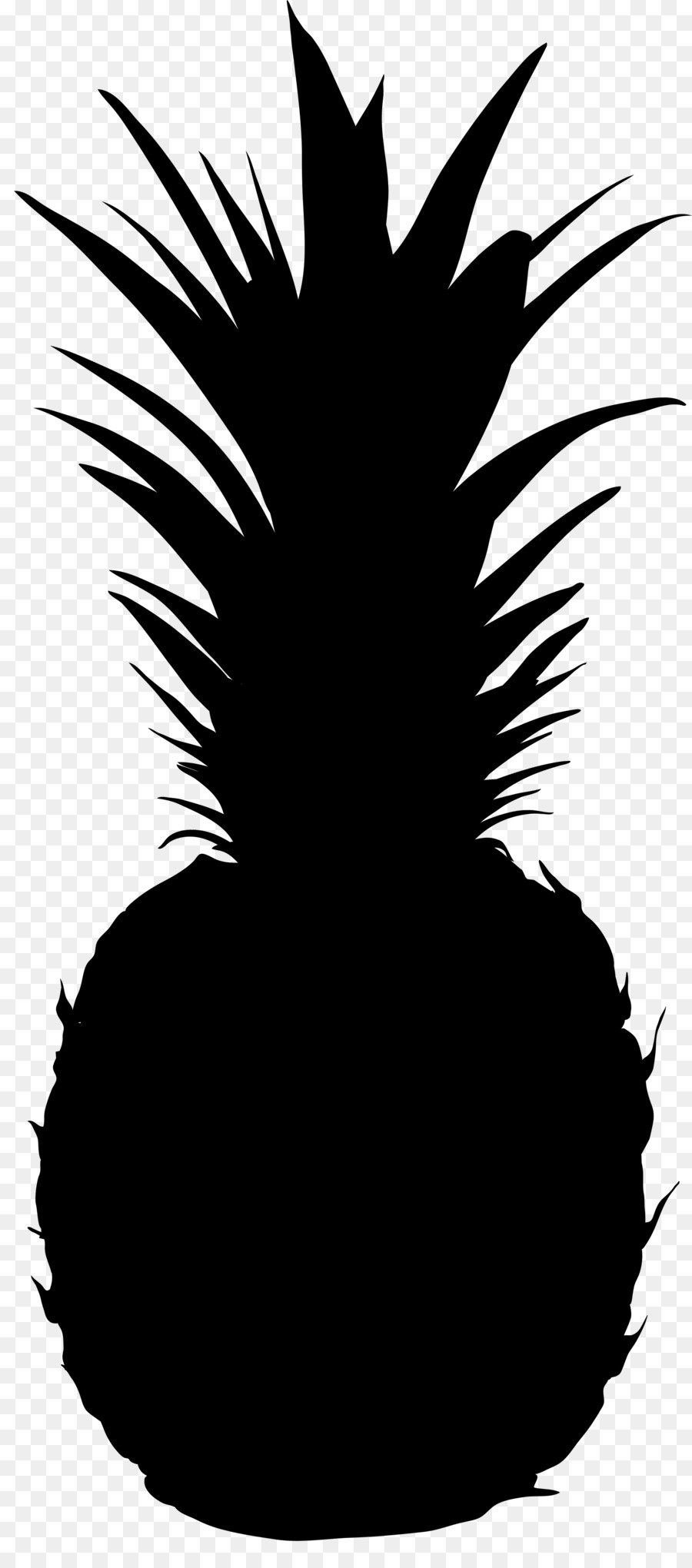 Siluet，Ananas PNG