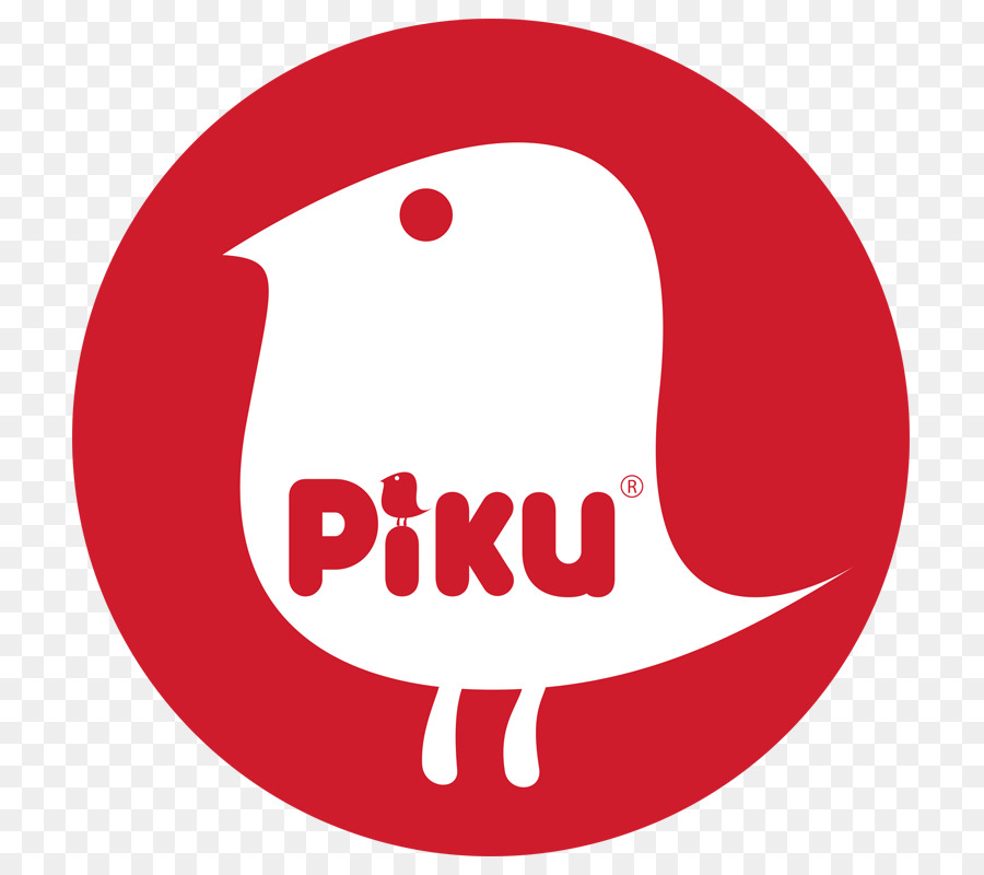 Piku Kuşu Logosu，Kırmızı Daire PNG