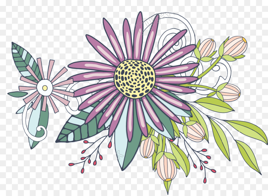Kasımpatı，çiçek Tasarımı PNG