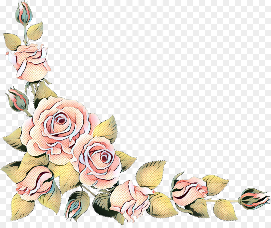 çiçek Tasarımı，Gül Ailesi PNG