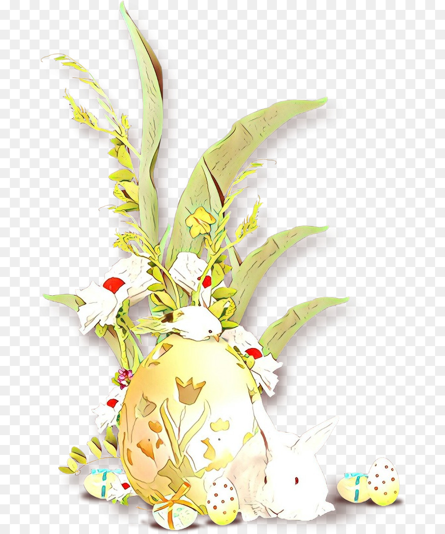 çiçek Tasarımı，Paskalya Tavşanı PNG