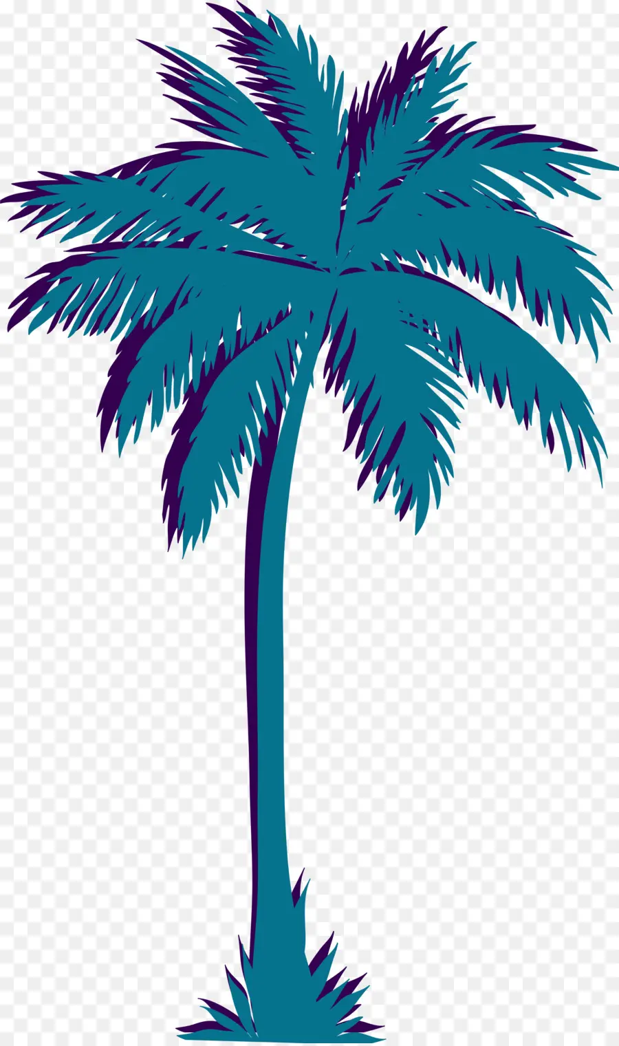 Palmiye Ağaçları，Vaporwave PNG
