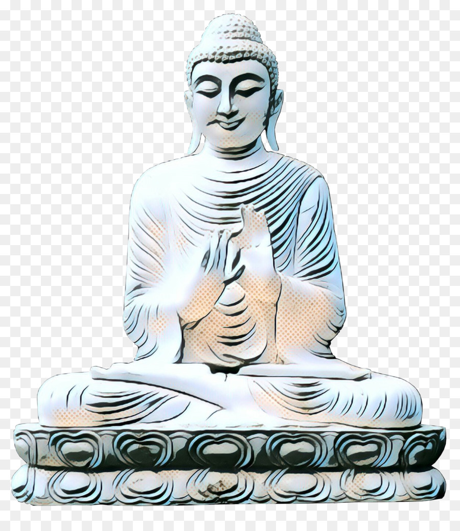 Gül Buddha，Klasik Heykel PNG