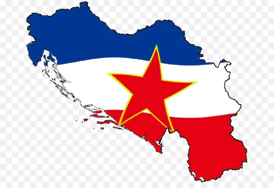 Yugoslavya Haritası，Bayrak PNG