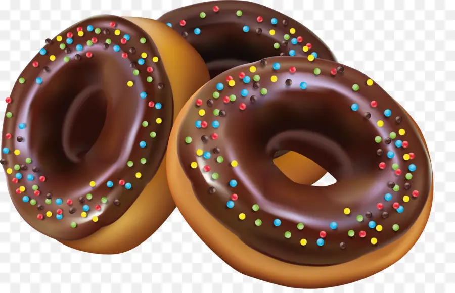 Çikolatalı Donutlar，Serpintiler PNG