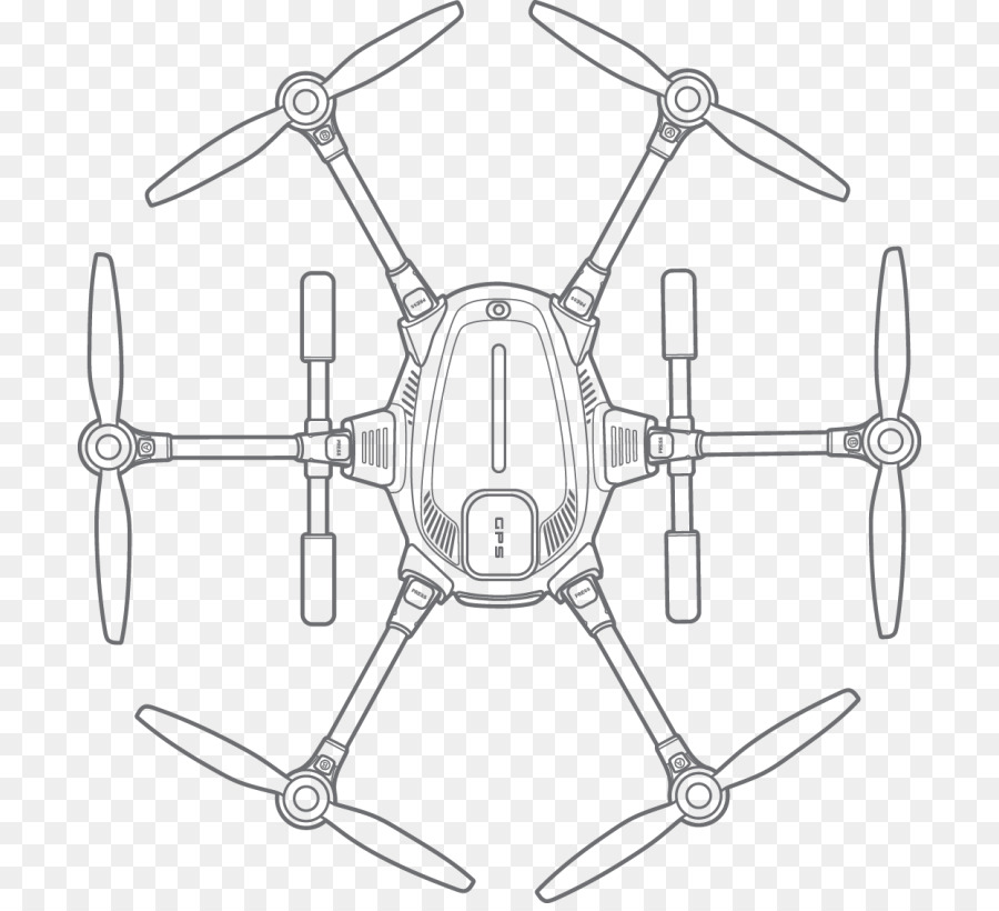 Dron，Quadcopter PNG