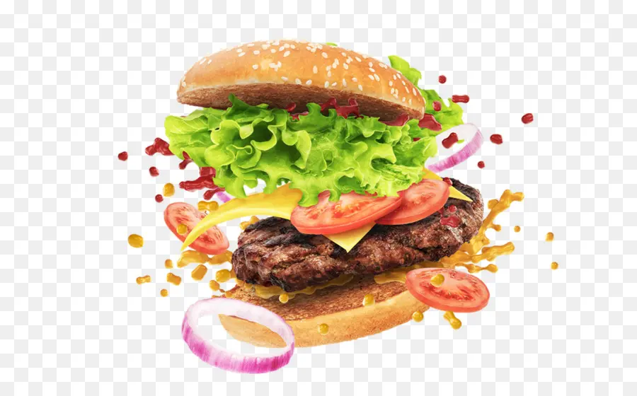 Hamburger，Sağlıklı PNG