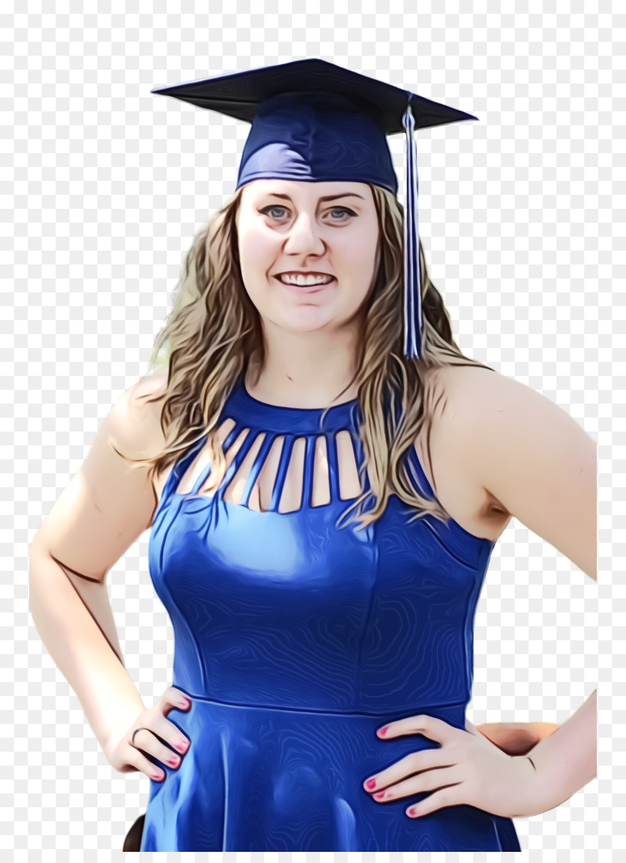 Akademisyen，Kare Akademik Cap PNG