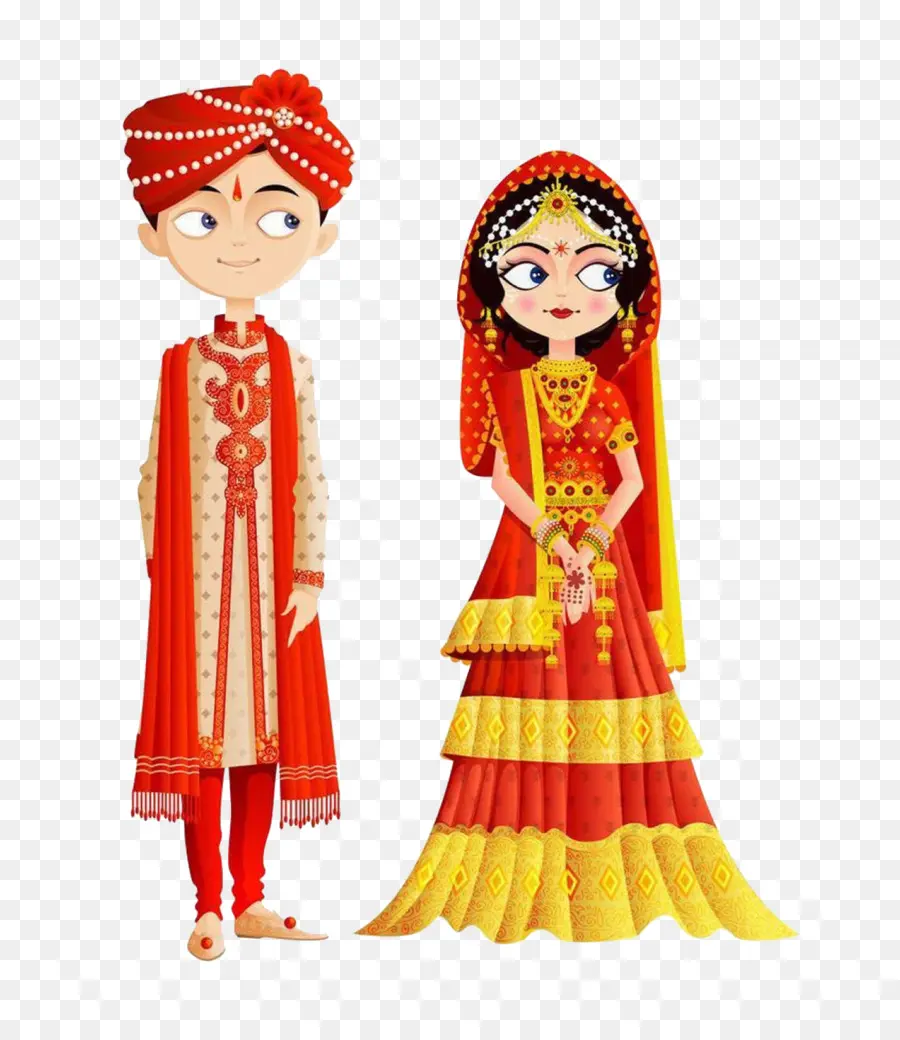 Hindistan'da Düğün，Düğün Davetiyesi PNG