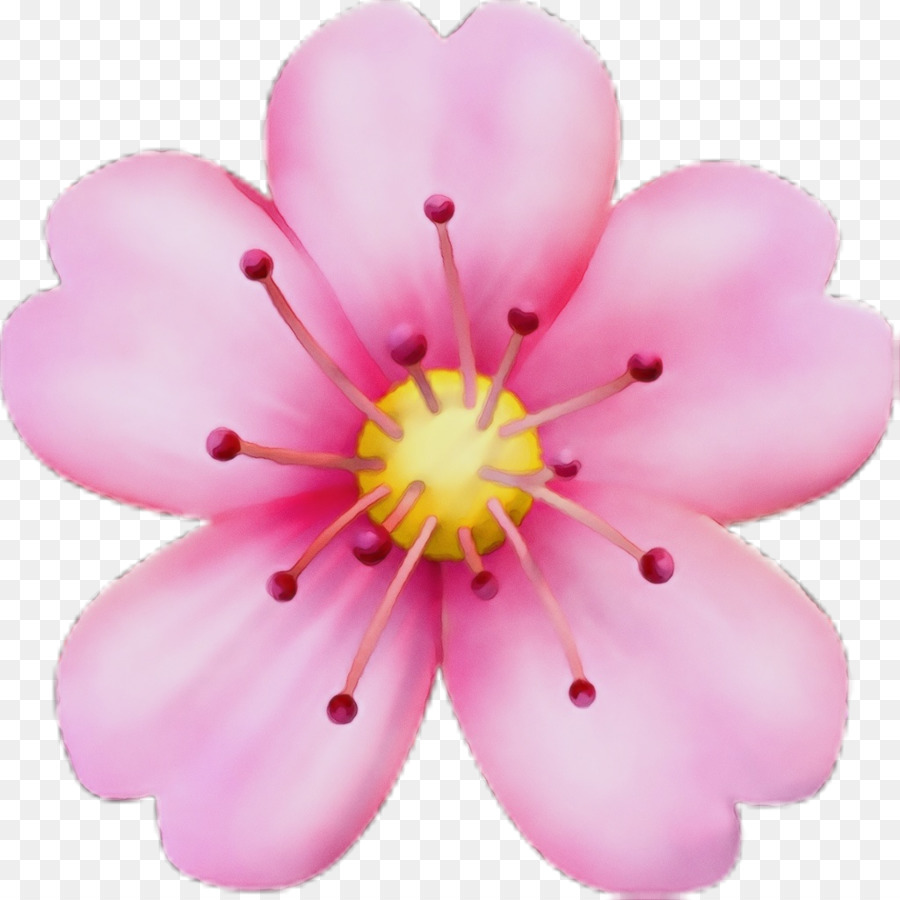 Emoji Çiçek Küçük resim Taşınabilir Ağ Grafik Kiraz çiçeği - şeffaf PNG