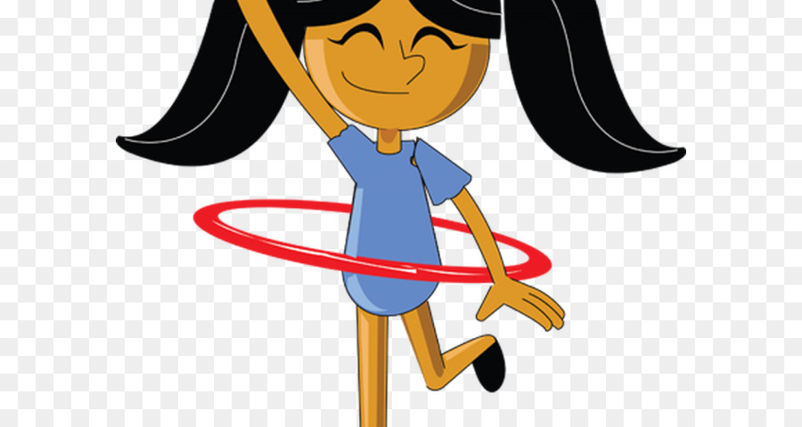 Hula Hoop'lu Kız，çocuk PNG