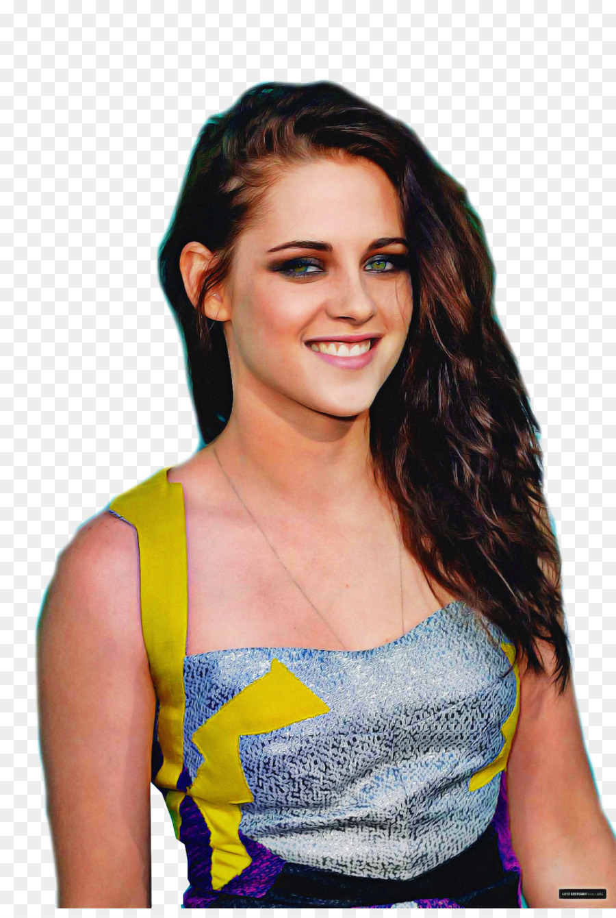 Kristen Stewart，Siyah Saç PNG