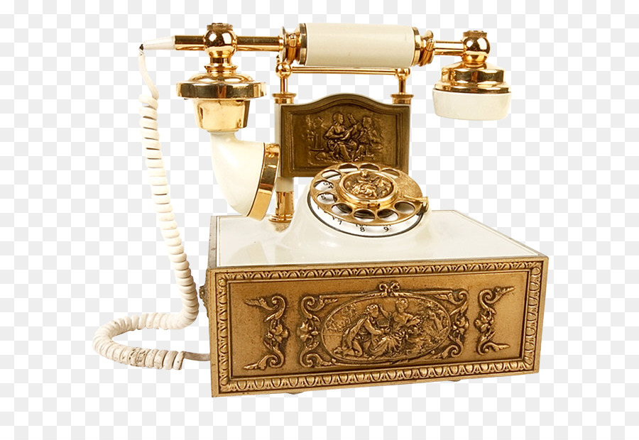 Vintage Telefon，Antika PNG