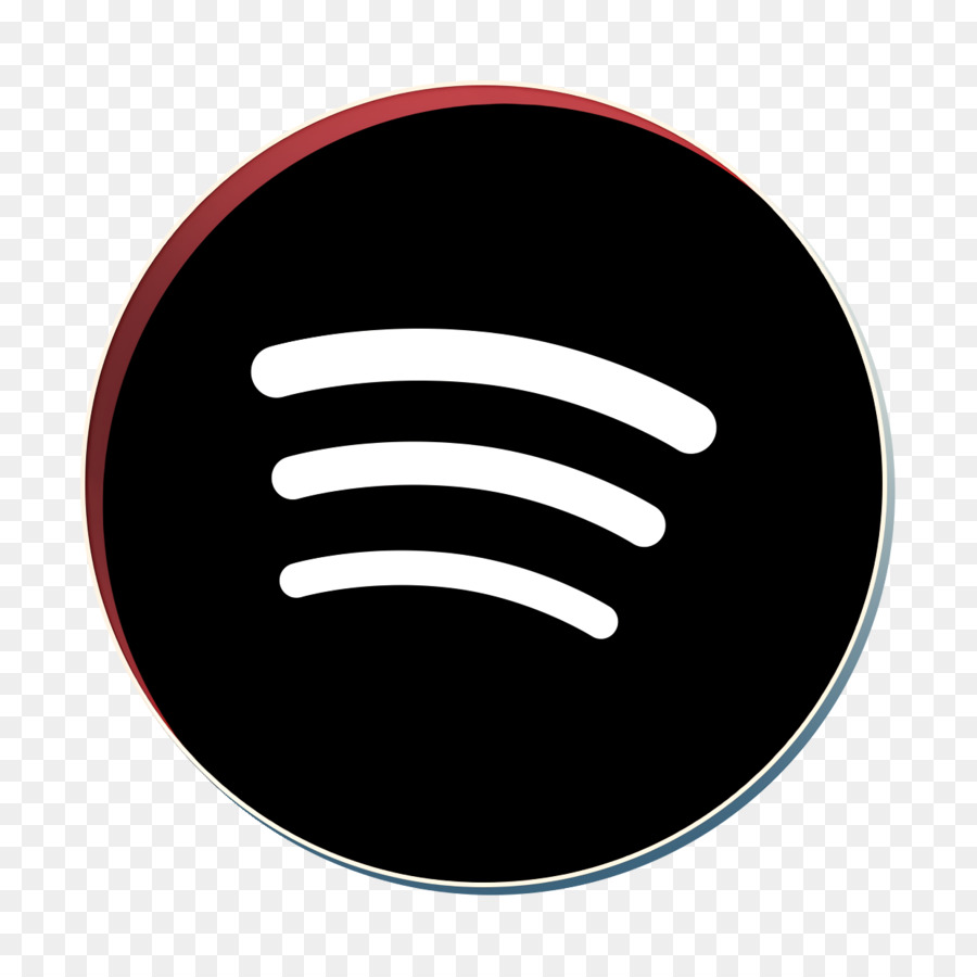 Siyah Spotify Logosu，Müzik PNG